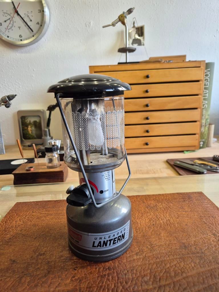 Coleman benzine lamp, Caravans en Kamperen, Ophalen of Verzenden