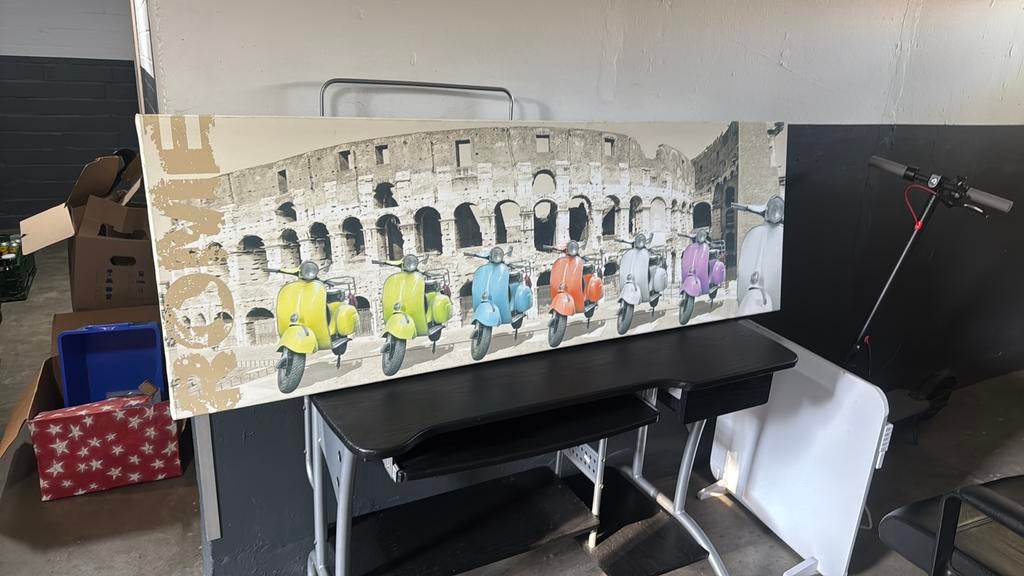 Vespa scooter canvas, Verzamelen, Ophalen of Verzenden, Zo goed als nieuw