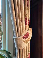 3 sets gevoerde gordijnen met vlinderplooi, diverse breedtes, Ophalen, Klassiek, Bloemmotief, Gebruikt, 200 cm of meer