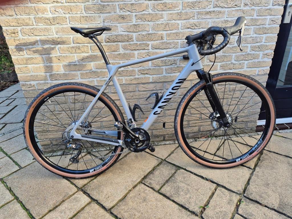 Canyon Grizl CF SL8 suspension gravelbike, Fietsen en Brommers, Fietsen | Racefietsen, Aluminium, Zo goed als nieuw, Meer dan 20 versnellingen
