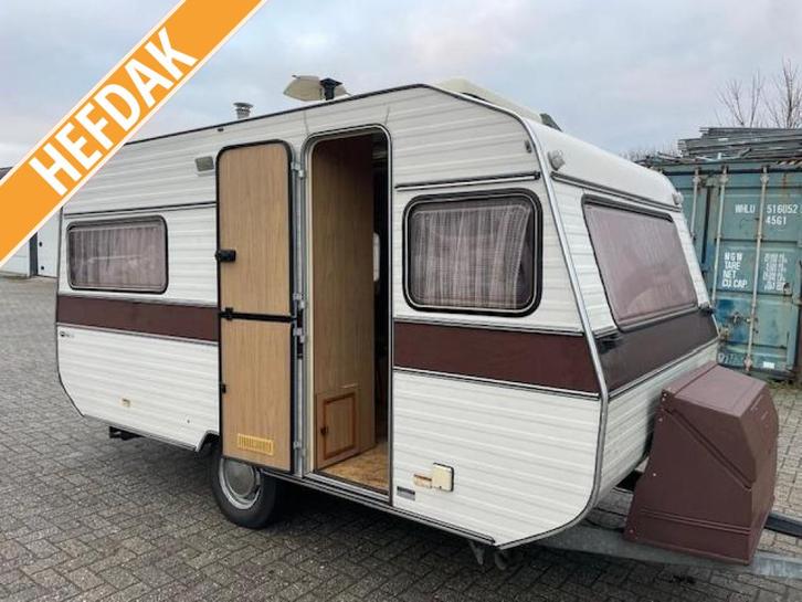 Avento Mezzano 395 LUXE 1982; rond+treinzit tent; netjes, Caravans en Kamperen, Caravans, Bedrijf, tot en met 3, 500 - 750 kg