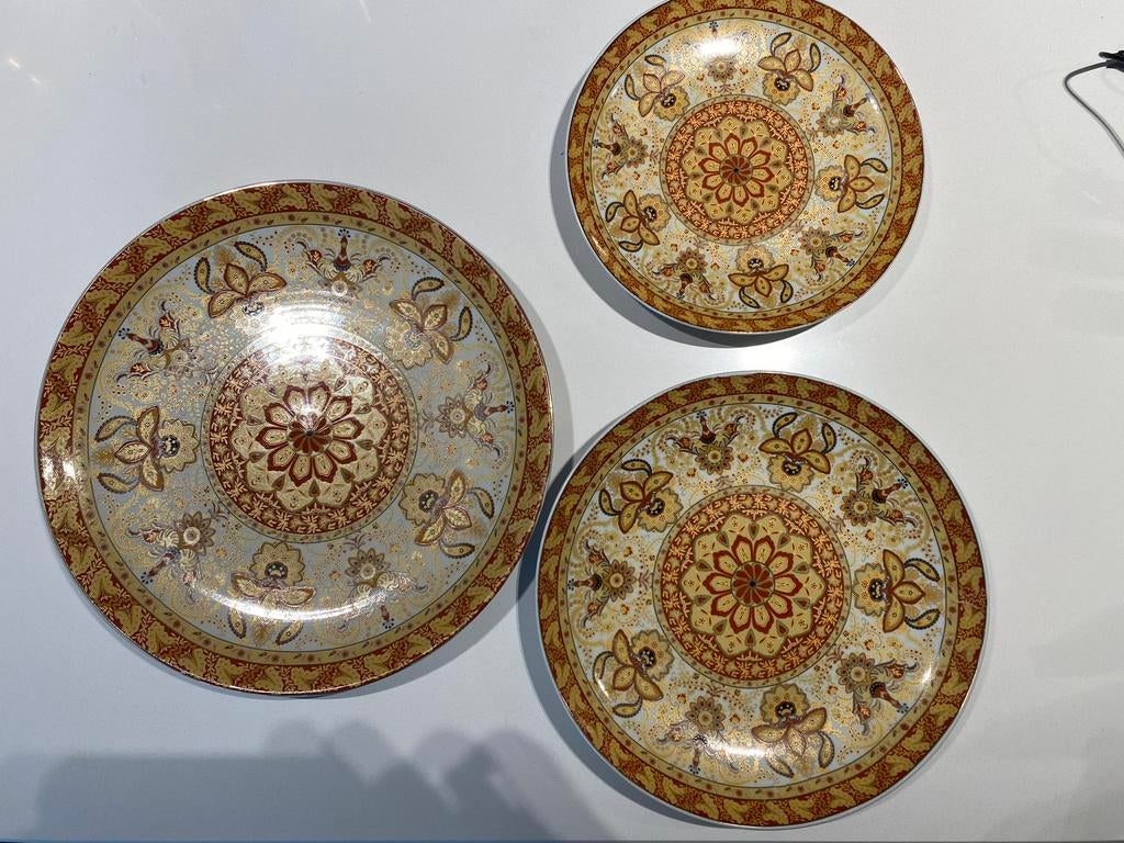 3 wandborden Chinees Imari, Antiek en Kunst, Ophalen of Verzenden