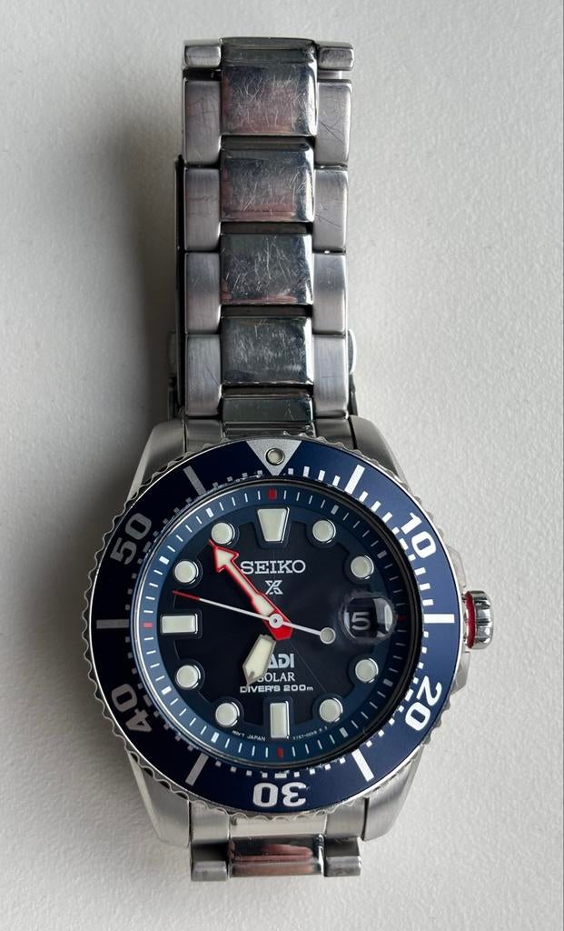Seiko Prospex Padi SNE549 Solar duikhorloge - Zo goed als nw, Sieraden, Tassen en Uiterlijk, Horloges | Heren, Seiko, Staal, Polshorloge