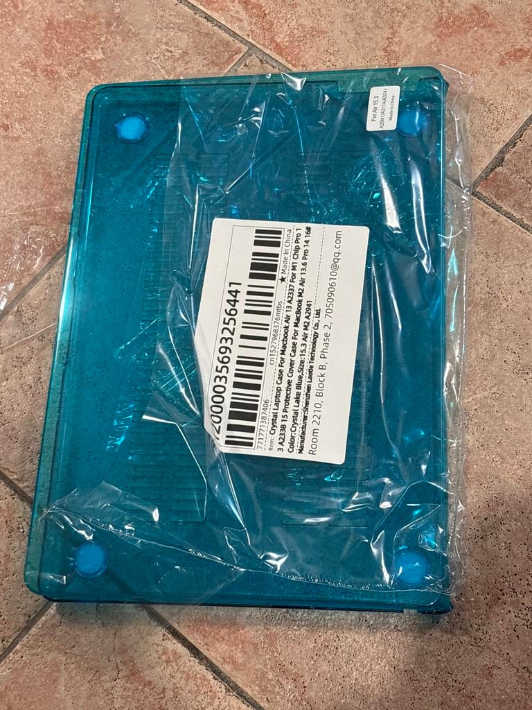 Blauwe laptophoes voor MacBook Air/Pro 13.6/14 inch, Ophalen of Verzenden, 14 inch, Nieuw