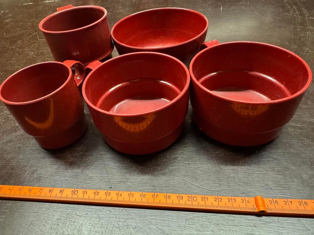 Mepal camping bekers en kommen, Ophalen of Verzenden, Gebruikt