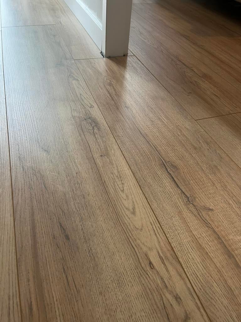 Laminaat Montmelo natuur eiken, Ophalen, 50 tot 150 cm, Zo goed als nieuw, 10 m² of meer