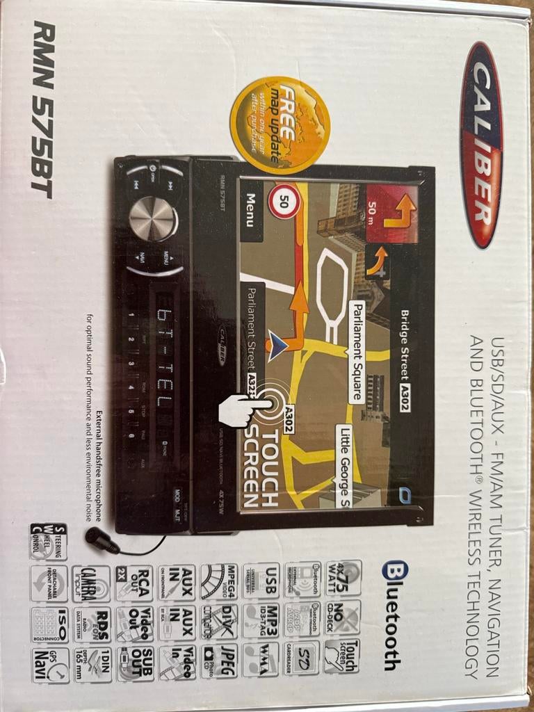 Caliber RMN575BT autoradio met navigatie, Auto diversen, Ophalen, Zo goed als nieuw