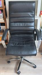 In hoogte verstelbare kantoor bureaustoel, Huis en Inrichting, Ophalen, Gebruikt, Zwart, Bureaustoel