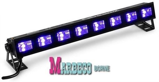 LED licht Bar 8X 3W, UV, Warm Wit en Mix, BUVW83, Nieuw, Info@marbeco.nl, BeamZ, Licht