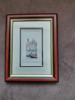 Ingelijste Prent van Stavoren, Antiek en Kunst, Ophalen of Verzenden