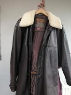 Pall Mall Leren Herenjas met Lamswollen Kraag, Kleding | Heren, Zwart, Maat 56/58 (XL), Pall Mall, Ophalen of Verzenden