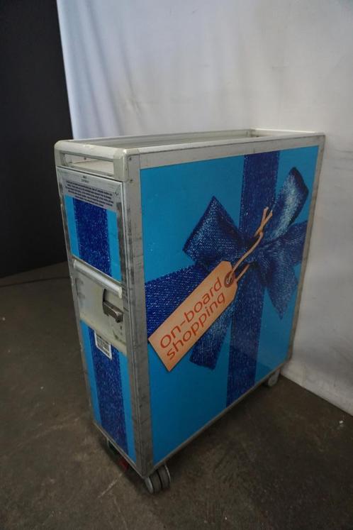 KLM Vliegtuig trolley rolcontainer fullsize, Verzamelen, Luchtvaart en Vliegtuigspotten, Gebruikt, Overige typen, Ophalen of Verzenden