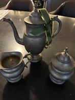 Brocante koffiestel, Ophalen, Zilver