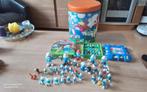 Smurfen Collectie,m. Surfen opberg ton (krukje), Ophalen of Verzenden, Gebruikt, Verschillende Smurfen, Poppetje, Figuurtje of Knuffel