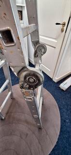 Excelsior 4x3 Aluminium Vouwladder - Gebruikt, Doe-het-zelf en Verbouw, Gebruikt, Ophalen of Verzenden, Ladder, Opvouwbaar of Inschuifbaar