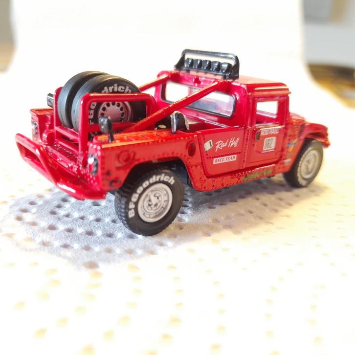 Johnny Lightning HUMMER H1 rally-raid. all metal B&B., Hobby en Vrije tijd, Modelauto's | Overige schalen, Nieuw, Auto, Ophalen of Verzenden