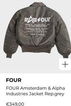 Four X alpha industry limited edition bomber jacket, Four Amsterdam, Maat 52/54 (L), Nieuw, Ophalen of Verzenden