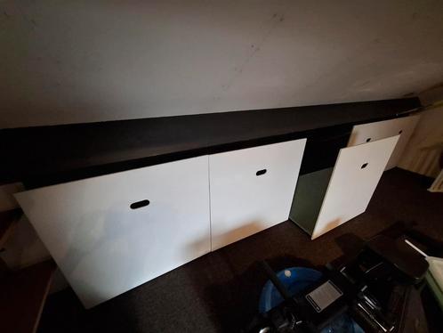 Opslag boxen verrijdbaar knieschot, Huis en Inrichting, Kasten | Dressoirs, Zo goed als nieuw, 25 tot 50 cm, Ophalen