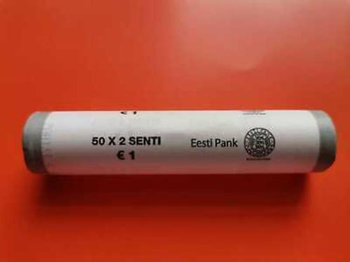 50x 2 eurocent Estland 2021 in Muntrol - UNC - Zichtrol, Postzegels en Munten, Munten | Europa | Euromunten, Setje, 2 cent, Estland