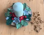 21 Gehaakte Kerst bloem hulst bes ster GOUD OF ZILVER accent, Verzenden, Nieuw, Haken, Overige typen
