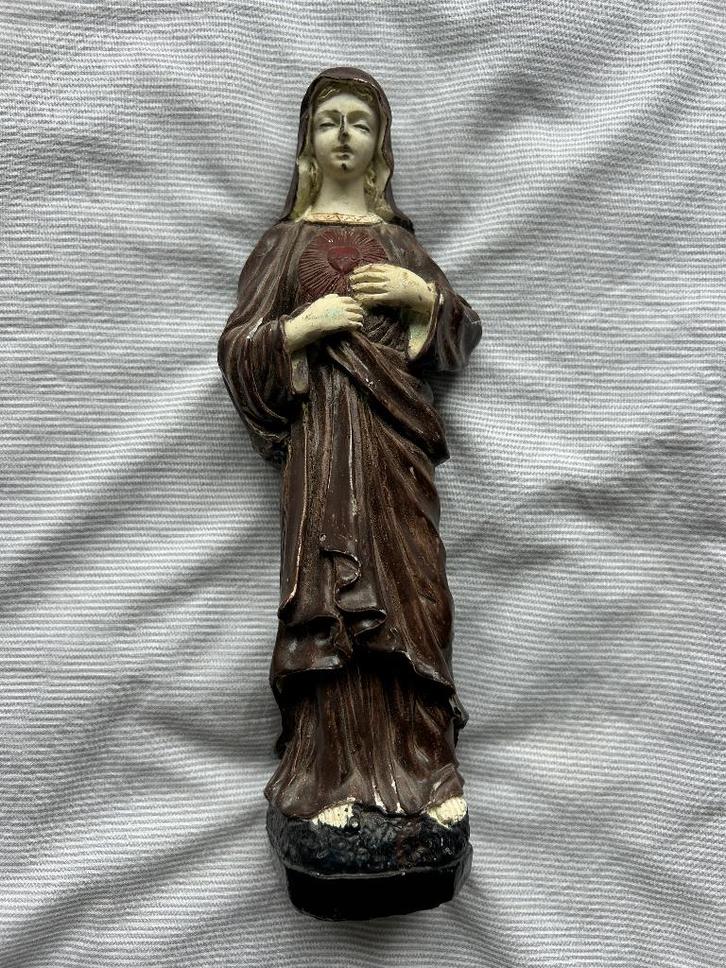 Vintage 23 cm hoog mariabeeld, Antiek en Kunst, Antiek | Religie, Verzenden