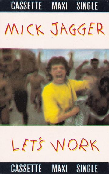 Cassettebandje Mick Jagger – Let's Work [NL Single Cassette] beschikbaar voor biedingen