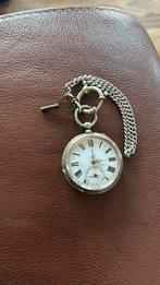 Verzilverd zak horloge., Ophalen, Zilver, Overige merken, 1900 tot 1930