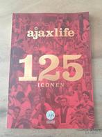 Ajax life - 125 iconen, Verzamelen, Ophalen of Verzenden, Nieuw, Ajax, Boek of Tijdschrift