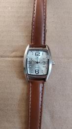 dames horloge Pierre Montreux type SR626SW bruin lerenbandje, Overige merken, Leer, Staal, Polshorloge