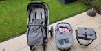 Complete Mutsy kinderwagen met luiertas, reiswieg, adapter, Ophalen of Verzenden, Combiwagen, Mutsy, Verstelbare duwstang