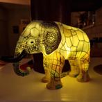 Olifant beeldje met lamp, Ophalen of Verzenden