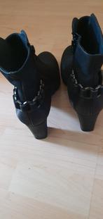 Zwarte dames enkel laarsjes, Ophalen of Verzenden, Zo goed als nieuw, Schoenen