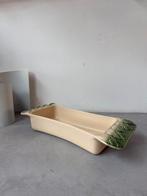 Vintage Bretonse majolica aspergeschaal van BCI., Huis en Inrichting, Porselein of Keramiek, Schaal, Ophalen of Verzenden, Zo goed als nieuw