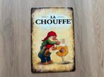 Prachtig vintage bord La Chouffe (30x20), Ophalen of Verzenden, Zo goed als nieuw, Reclamebord
