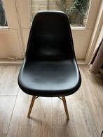 Zwarte Scandinavische Eetkamerstoelen 4x, Huis en Inrichting, Stoelen, Ophalen, Zwart, Zo goed als nieuw, Vier