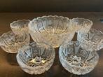 Geslepen kristal schalen en asbak, Antiek en Kunst, Antiek | Glas en Kristal, Ophalen of Verzenden