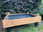 Moestuinbak houten tuinbak, Ophalen, Zo goed als nieuw, Vierkant, Hout