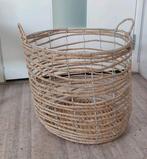 Naturel draadmand plant riet / metaal 40 cm hoog, Ø 40 cm, Ophalen of Verzenden, Zo goed als nieuw, Rond, Overige materialen