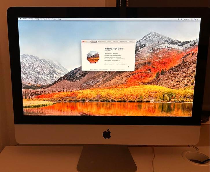 iMac 2010 21.5" - 8GB RAM, 120GB SSD, Computers en Software, Apple Desktops, Gebruikt, iMac, SSD, 3 tot 4 Ghz, 8 GB, Ophalen