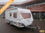 Dethleffs Camper 440 DB MET MOVER EN LUIFEL, Caravans en Kamperen, Caravans, Overige typen, Treinzit, Tot en met 4, Schokbreker