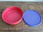 Tupperware ronde bak in roze-paars. Ong. 500 ml. Prima staat, Ophalen of Verzenden, Gebruikt, Paars, Overige typen