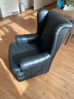 Handgemaakte lederen fauteuils, Ophalen, Minder dan 75 cm, Leer, Zo goed als nieuw