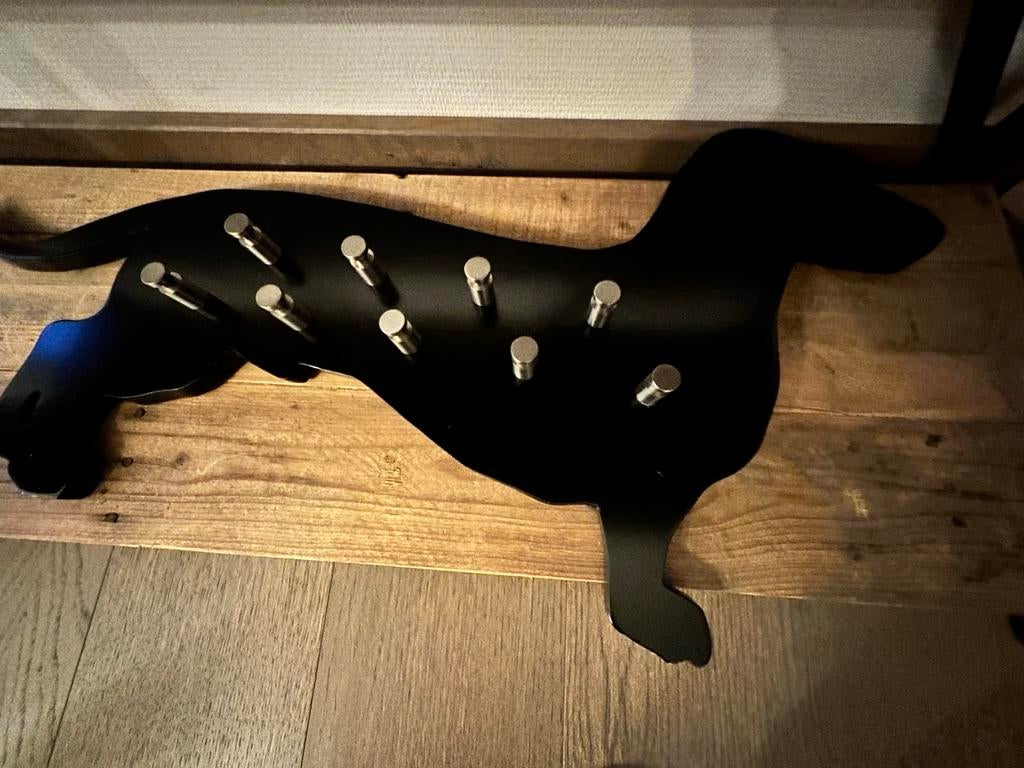 Teckel Wandkapstok - 83x40 cm, Wandkapstok, Gebruikt, Ophalen of Verzenden, Minder dan 100 cm