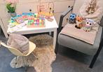 Mooie kindertafel en stoel, z.g.a.n., Ophalen, Zo goed als nieuw, Tafel(s) en Stoel(en)