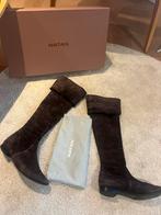Natan Laarzen Bruin Suede Mt 38.5 - Zo Goed Als Nieuw, Kleding | Dames, Ophalen of Verzenden, Zo goed als nieuw, Bruin, Hoge laarzen
