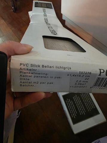 PVC Stick Bellari Lichtgrijs  beschikbaar voor biedingen