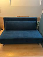 Slaapbank MADE, Ophalen, Blauw, Tweepersoons, 140 cm