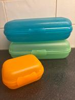 Tupperware clipdoos smartclip clipper lunchdoos broodtrommel, Huis en Inrichting, Verzenden, Gebruikt, Groen, Overige typen