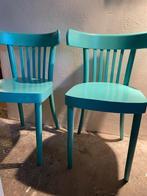 4 houten stoelen, Ophalen, Gebruikt, Overige kleuren, Vier