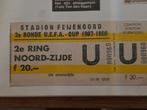 Voetbalticket  Feyenoord  - Aberdeen  4-11-87, Ophalen of Verzenden, Zo goed als nieuw, Feyenoord